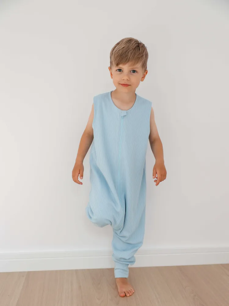 Śpiworek z nogawkami 0,5 tog Prążek lazurowy