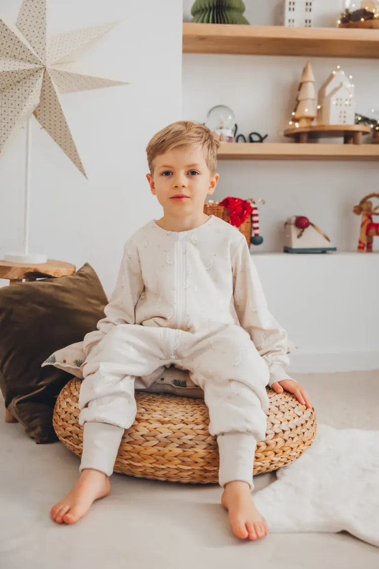 Śpiworek z nogawkami 1,5 tog Gąski z długim rękawem