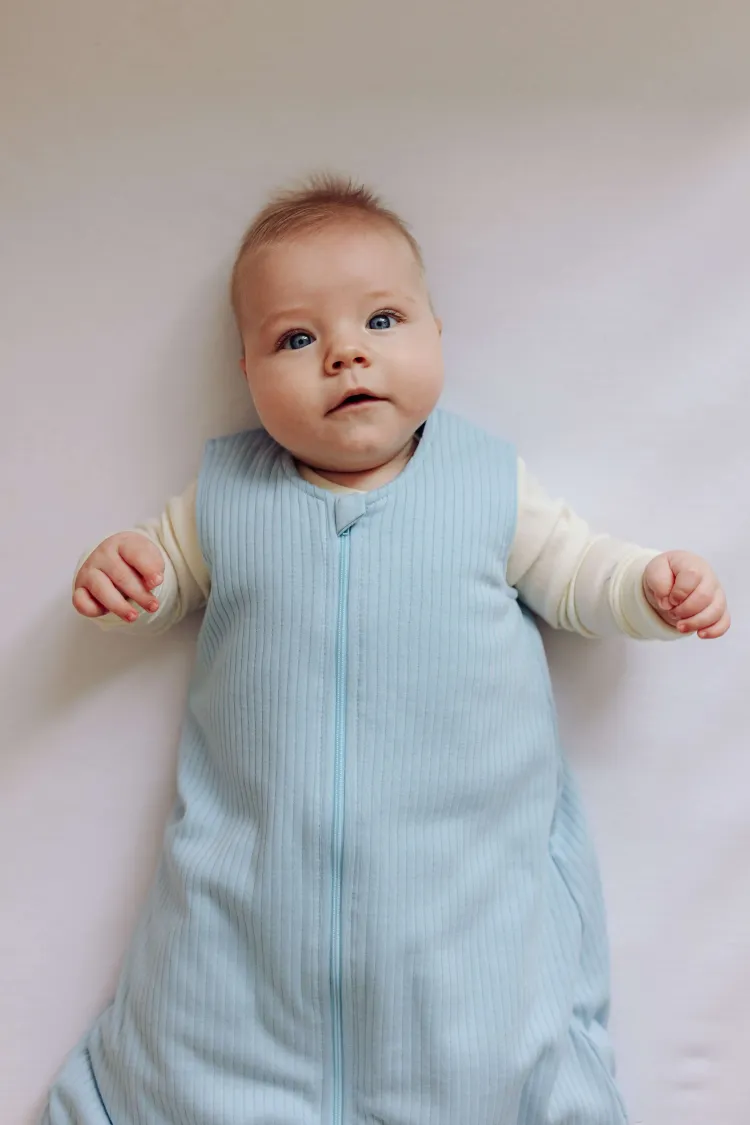 Śpiworek do spania 1,5 tog Prążek lazurowy